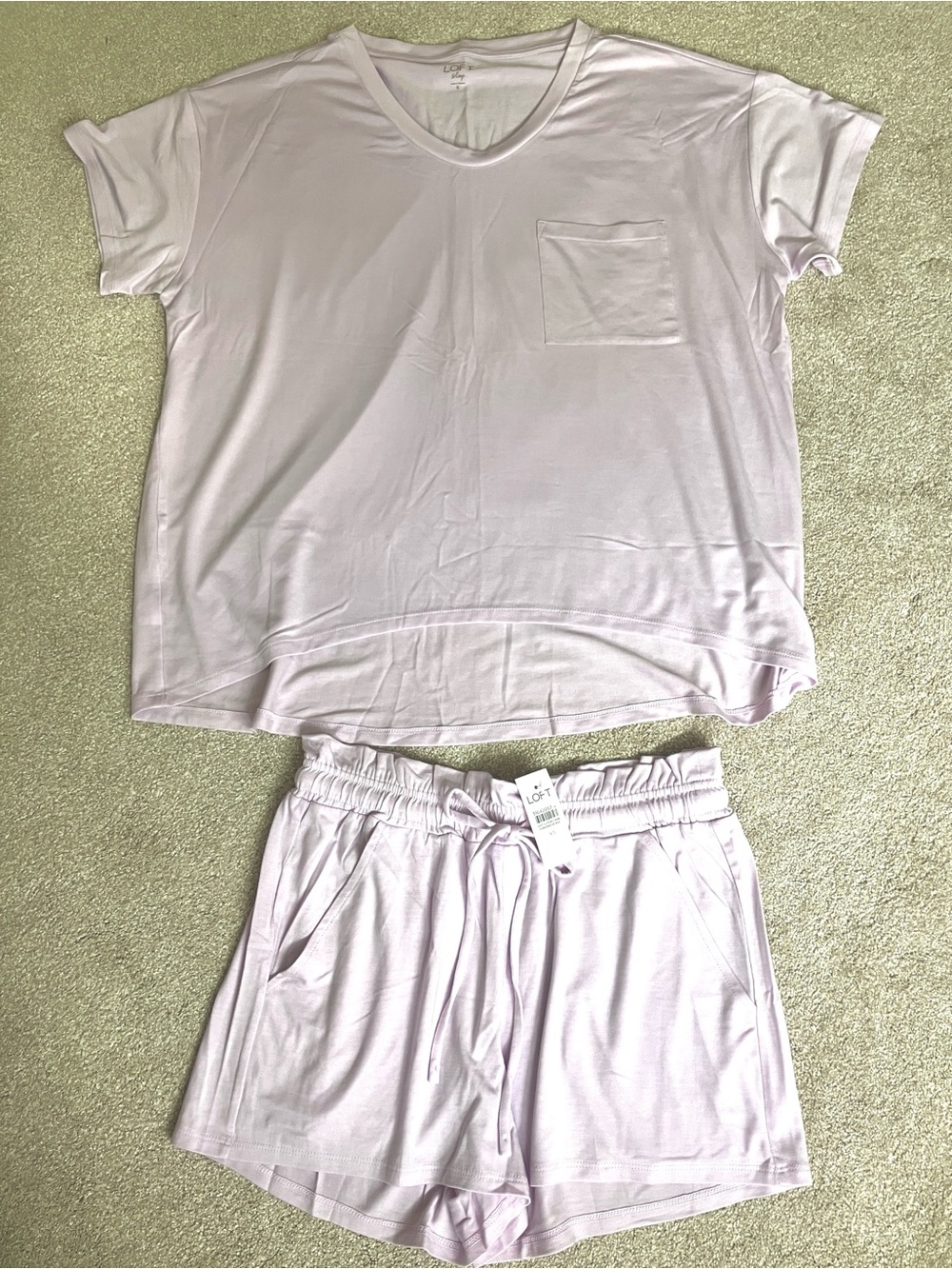 NWT LOFT Lavender Pajama Set